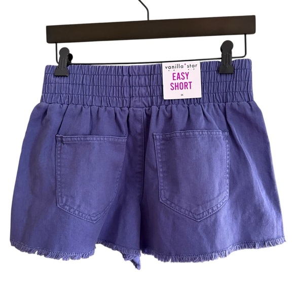 Vanilla star Easy Short Designed In New York Pull On purple shorts Size M - Picture 4 of 8